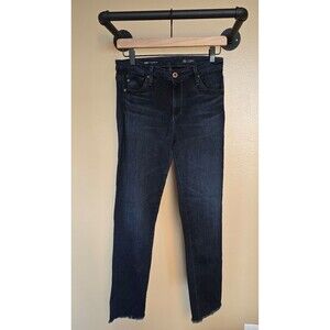 AG Adriano  Goldschmeid New With Tags cigarette leg‎ dark denim jeans size 27